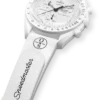 MoonSwatch Borracha Branca/Branca MoonSwatch Borracha Branca/Branca