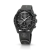 MoonSwatch Cinza Escuro/Preto em Borracha MoonSwatch Cinza Escuro/Preto em Borracha