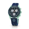 MoonSwatch em borracha azul-escuro/verde MoonSwatch em borracha azul-escuro/verde