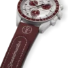 MoonSwatch em borracha bordô/cinzento claro MoonSwatch em borracha bordô/cinzento claro
