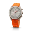 MoonSwatch em borracha laranja/areia MoonSwatch em borracha laranja/areia