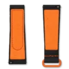 MoonSwatch em borracha preta/laranja MoonSwatch em borracha preta/laranja
