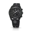 MoonSwatch Preto/Preto em Borracha MoonSwatch Preto/Preto em Borracha