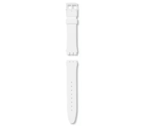 Pulseira de silicone branca mate para homem