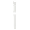 Pulseira de silicone branca New Gent