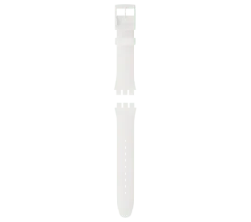 Pulseira de silicone branca New Gent