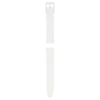 Pulseira de silicone branca «Skin»